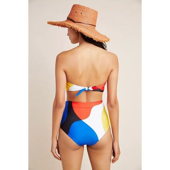 SPF 50 Mara Hoffman Abigail Bandeau  Top - Picture 4 of 9